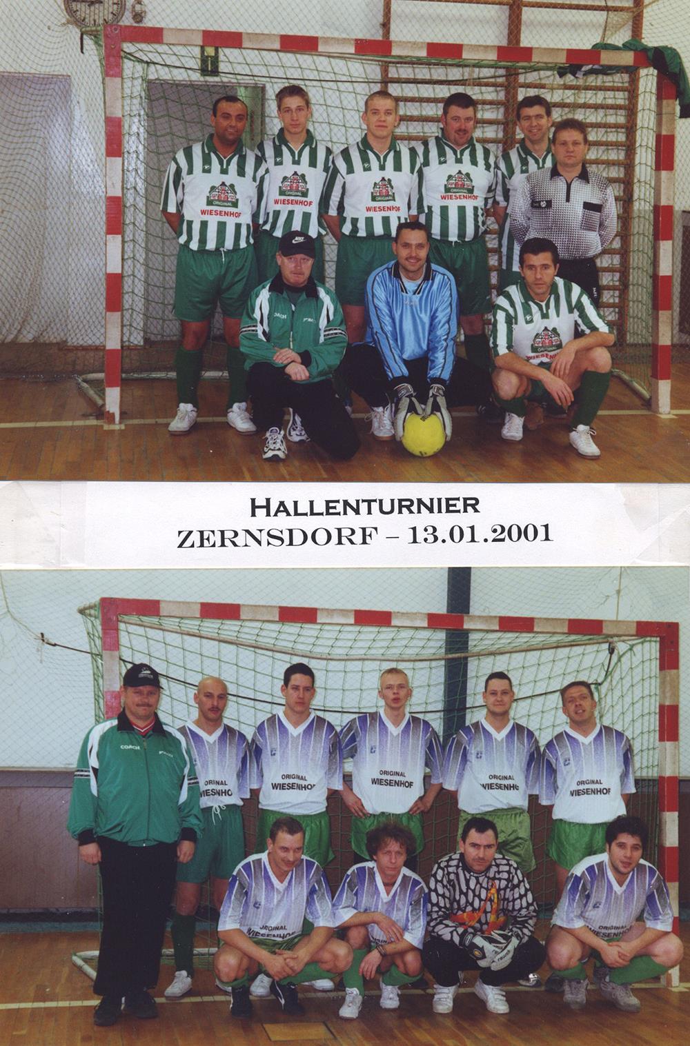2001: Hallenturnier in Zernsdorf