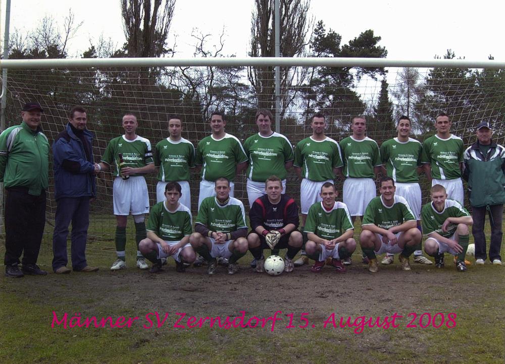 2008: 1. Männermannschaft